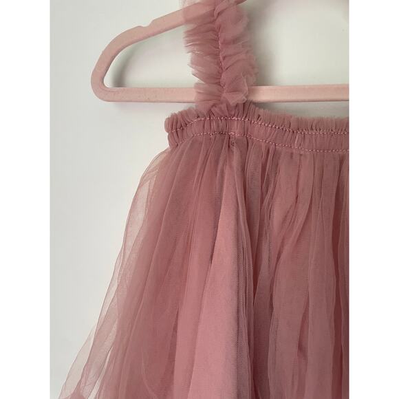 Pink Tulle Kids Dress - Picture 3 of 5
